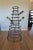 Monumental French Vineyard Industrial Metal Wine Bottle Drying Rack Tree For Sale - Image 4 of 18