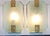 Metal Vintage Wall Lamps with Brass Housing and Frosted Polished Glass Plate by Fischer-Leuchten, 1970s, Set of 2 For Sale - Image 7 of 7