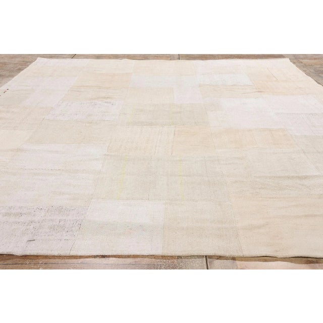 Beige Vintage Turkish Patchwork Rug - 09'02 x 12'00 For Sale - Image 8 of 9