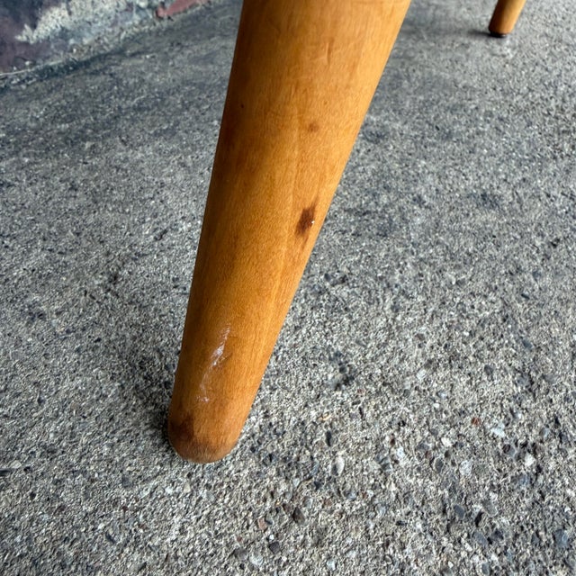 Brown Singer and Sons Mid-Century Modern 2 Tier Boomerang Leg Table For Sale - Image 8 of 12