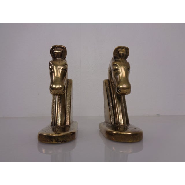 Brass Horses Bookends, 1960s, Set of 2 For Sale - Image 13 of 16