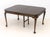 Brown Queen Anne Style Vintage Mahogany Extending Dining Table For Sale - Image 8 of 8