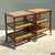 Vintage Gilt Tipped Tri Level Side Tables - A Pair For Sale - Image 4 of 12