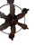 Antique Spanish Revival Wrought Iron Chandelier For Sale - Image 4 of 10