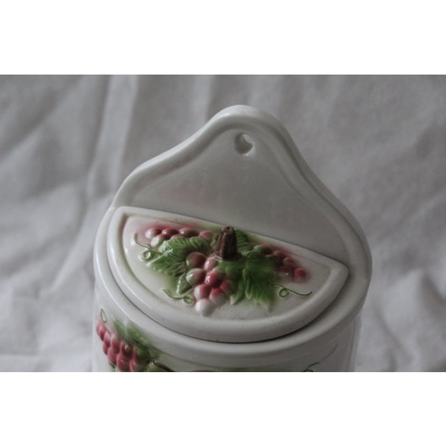 Ceramic Salt Box and Food Container, 1980s, Set of 2 For Sale - Image 9 of 18