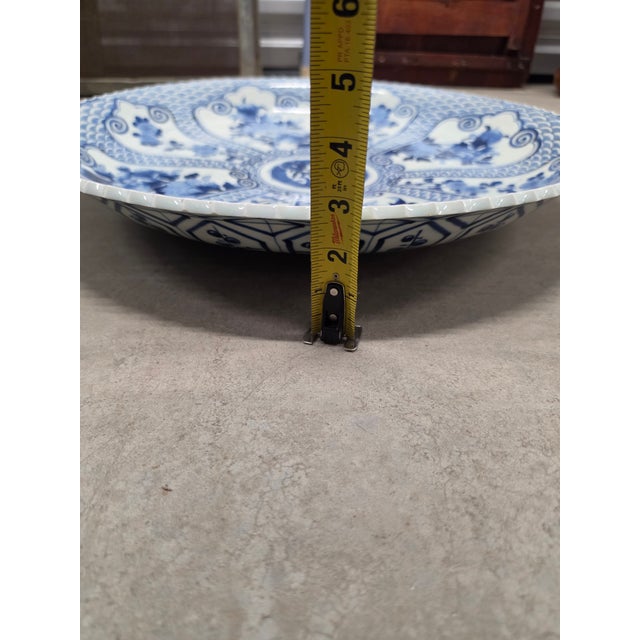 Porcelain Chinese Imari Charger Large Plate 1870's For Sale - Image 11 of 12