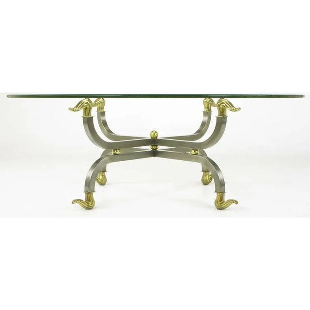 Regency Brass & Gunmetal Coffee Table Chairish