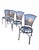 Francois Carre Fan Back Garden Chairs - A Pair For Sale In Atlanta - Image 6 of 8