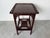 1960’s Vintage Chinese-Style Carved Mahogany Side Table With Pierced Gallery Top For Sale - Image 10 of 12