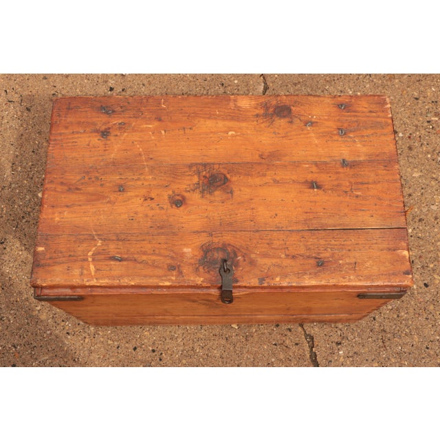 Antique Pine Blanket Chest Chairish