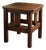 Mission Oak Slat End Table - Walnut For Sale