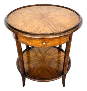 Woodbridge Linwood Center Side Table Faux Bamboo