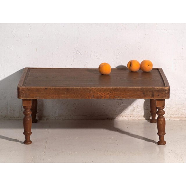 Vintage Japanese Folding Low Table in Wood, Japan, 1920 For Sale - Image 12 of 13