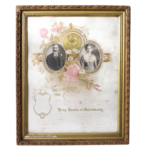1900's Marriage Certificate