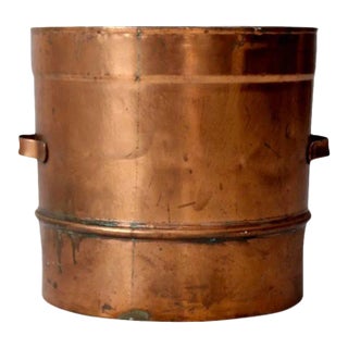 Antique Copper Sieve Pot For Sale