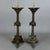 Vintage Brass Tripod Candlesticks, Set of 2 For Sale - Image 11 of 11