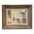 1955 Vintage Mixed Media Painting by Wisconsin Artist Simon Kops For Sale
