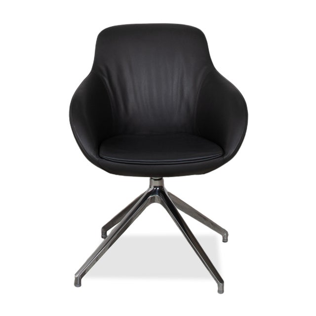 Leather Dining Chairs in Brown and Grey from Signet Mailo, Set of 4 For Sale - Image 11 of 15