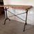 Bistro Table in Oak with Metal Legs For Sale - Image 5 of 8