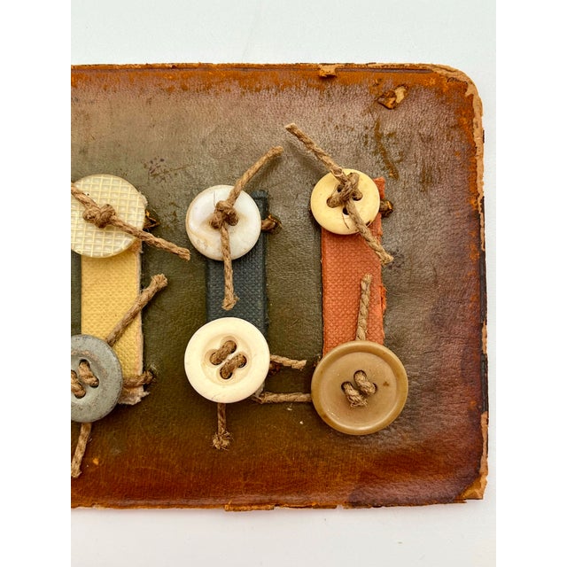 Vintage Art Brut Assemblage – Abstract Modernist Mixed-Media Artwork Collage For Sale - Image 4 of 5