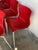1990s Philippe Starck Red Stacking Chairs Set of 8 Molded Plastic and Aluminum 1990s For Sale - Image 5 of 12