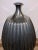 Stylish Studio A Home Modern Gunmetal Finished Sawtooth Vase, showroom floor sample