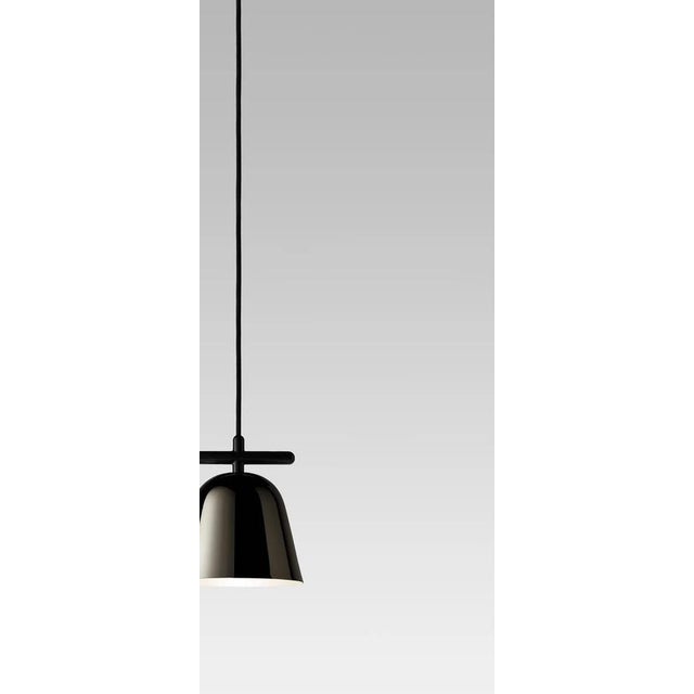 Black Chrome Lighto T Gr Cup Suspension Lamp by Jaime Hayson for Parachilna For Sale - Image 3 of 12