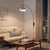 2020s Luna Bella Wall Arc Lamp - Black Nickel, Satin/White Shade, Dimmable For Sale - Image 5 of 7