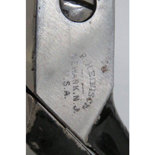 Early 1900s Fabric Tailor Heavy Duty Vintage Collectible Scissors 4577b For Sale - Image 18 of 18