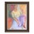 Large Vintage Fauvist Post Impressionist Portrait of a Woman C.1970s For Sale