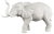 Italian Ceramic African Mother Elephant Sculpture from VGnewtrend For Sale