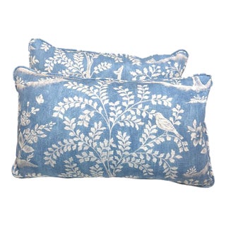 Set of 2 Nina Campbell Fabric for Osborne & Little Lumbar Pillows. For Sale