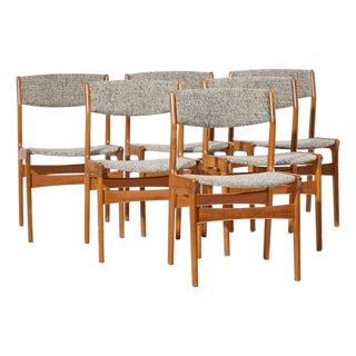 Erik Buch for Anderstrup Møbelfabrik Mid Century Danish Teak Dining Chairs - Set of 6 For Sale