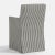 Textile Stoffer Home x Cloth & Company Lindy Slipcover Dining Arm Chair in Jane Stripe Carbon For Sale - Image 7 of 8