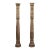 Antique Pair of Mughal Style Pillars From India For Sale