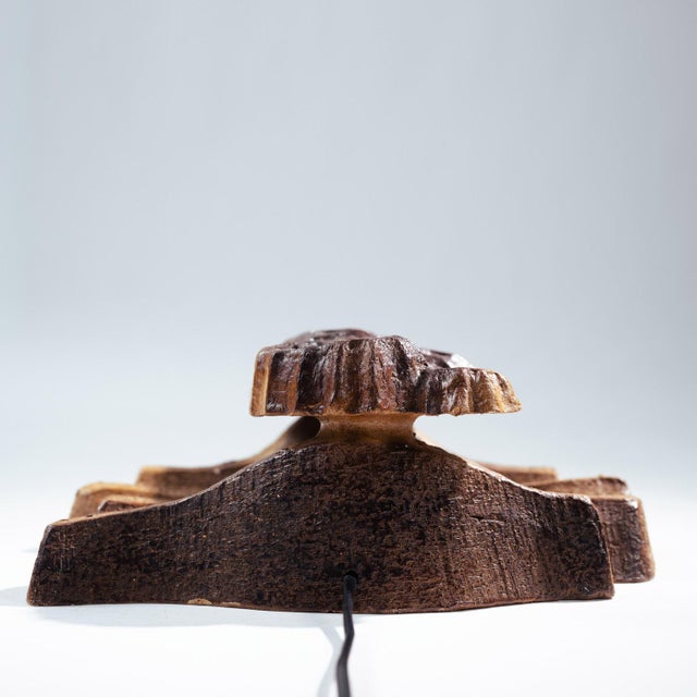 Brutalist Ceramic Seahorse Wall Light, 1970s For Sale - Image 12 of 13