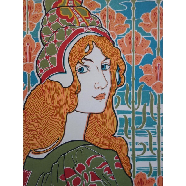 Louis John Rhead, Jane, Original Lithograph For Sale - Image 4 of 6