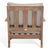 Brown Martinique Wood Patio Armchair - Natural / Grey For Sale - Image 8 of 8