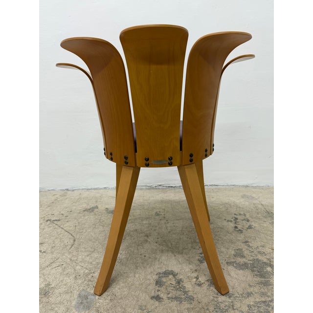 Miro Harold “King Harold” Flower Side Chair for Strauss, 1970s For Sale - Image 16 of 18