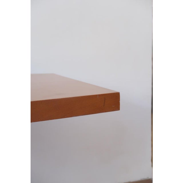 Large Scandinavian Modern Dining Table with Boat-Shaped Top, 1980s For Sale - Image 6 of 18
