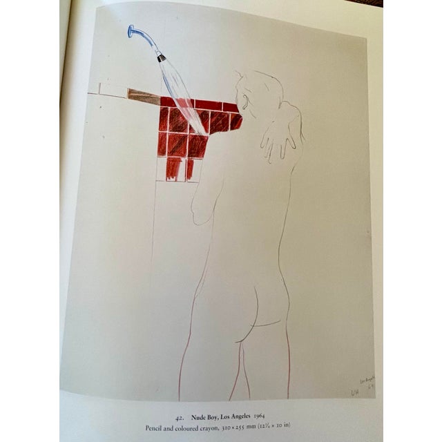 David Hockney David Hockney: A Drawing Retrospective Book, 1st. Edition, Out of Print For Sale - Image 4 of 12