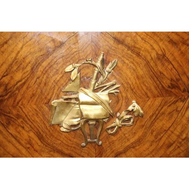 Auburn Late 19th Century Gilded Figural Walnut Ebonized Vitrine in the Manner of Charles-Honoré Lannuier For Sale - Image 8 of 12