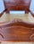 Wood Vintage French Louis XVI King Size Bed Frame with Carved Headboard For Sale - Image 7 of 18