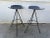 Industrial Metal Swivel Bar Stools, 1950s, Set of 2 For Sale - Image 18 of 18