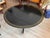 Wood Late 19th Century English Ebonized and Gilt Decorated Single Pedestal Table For Sale - Image 7 of 10