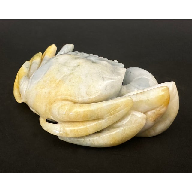 Gemstone Early 20th Century Jade Crab For Sale - Image 7 of 8
