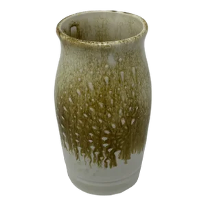Hand Crafted Ceramic Small Flower Vase Earth Tones Us Artist Pottery