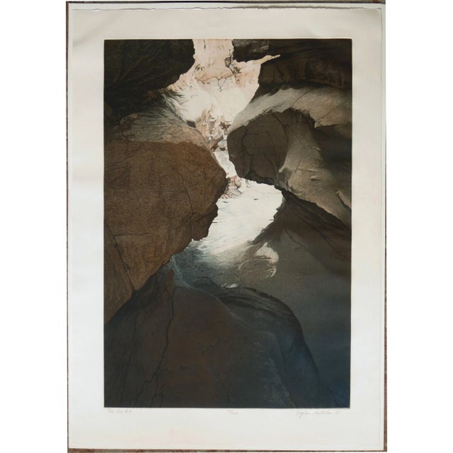 Paper Stephen McMillan Large Aquatint Etching – the Slot #9 For Sale - Image 7 of 7