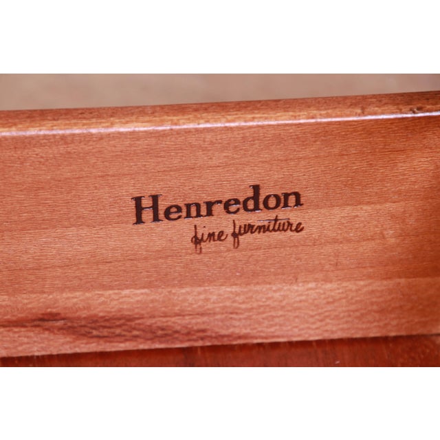 Henredon French Provincial Carved Oak Sideboard or Bar Cabinet, Circa 1970s For Sale - Image 10 of 12