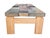 Mixed Slate & Oak Coffee Table from Van Bennekom, Netherlands, 1970s For Sale - Image 6 of 13